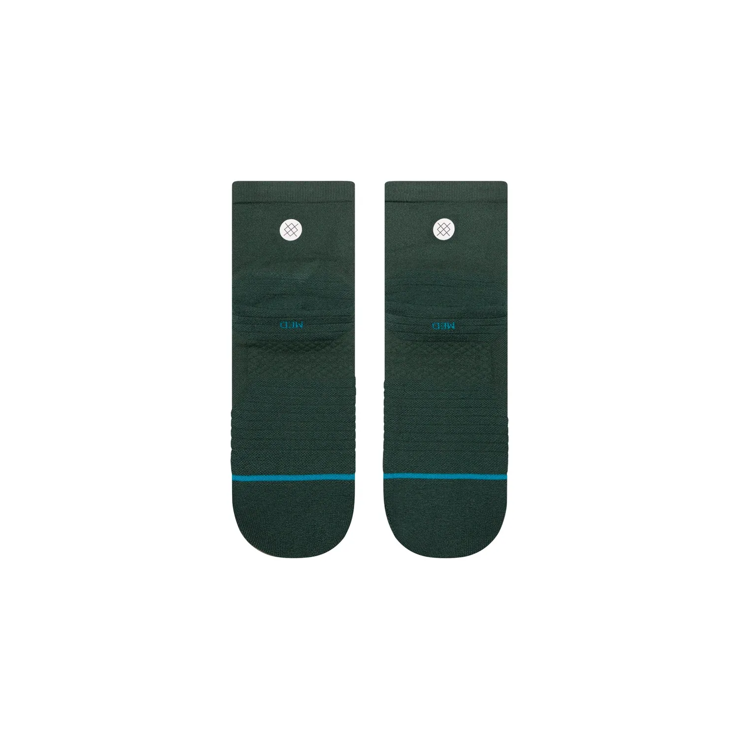 Stance Run Light Quarter løbestrømper pine let polstring