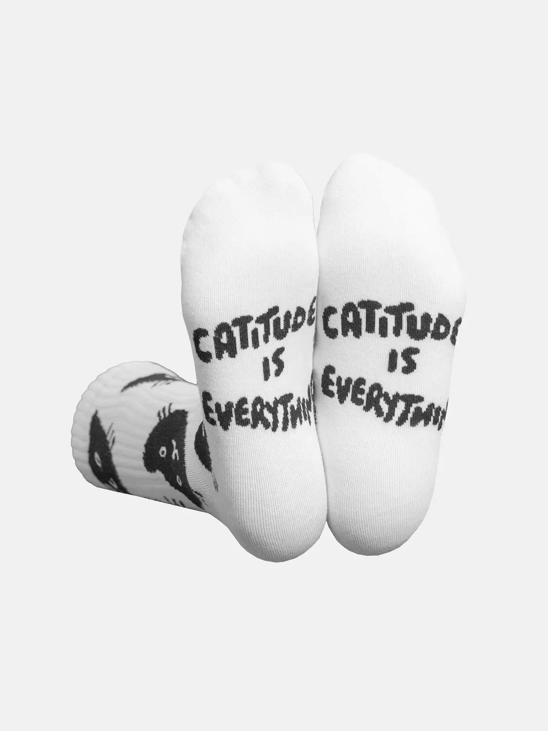 Eat My Socks Cat Flat-Pack sokker 1 par kat