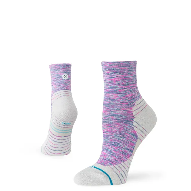 Stance Marshy Light Quarter løbestrømper pink 1 par let
