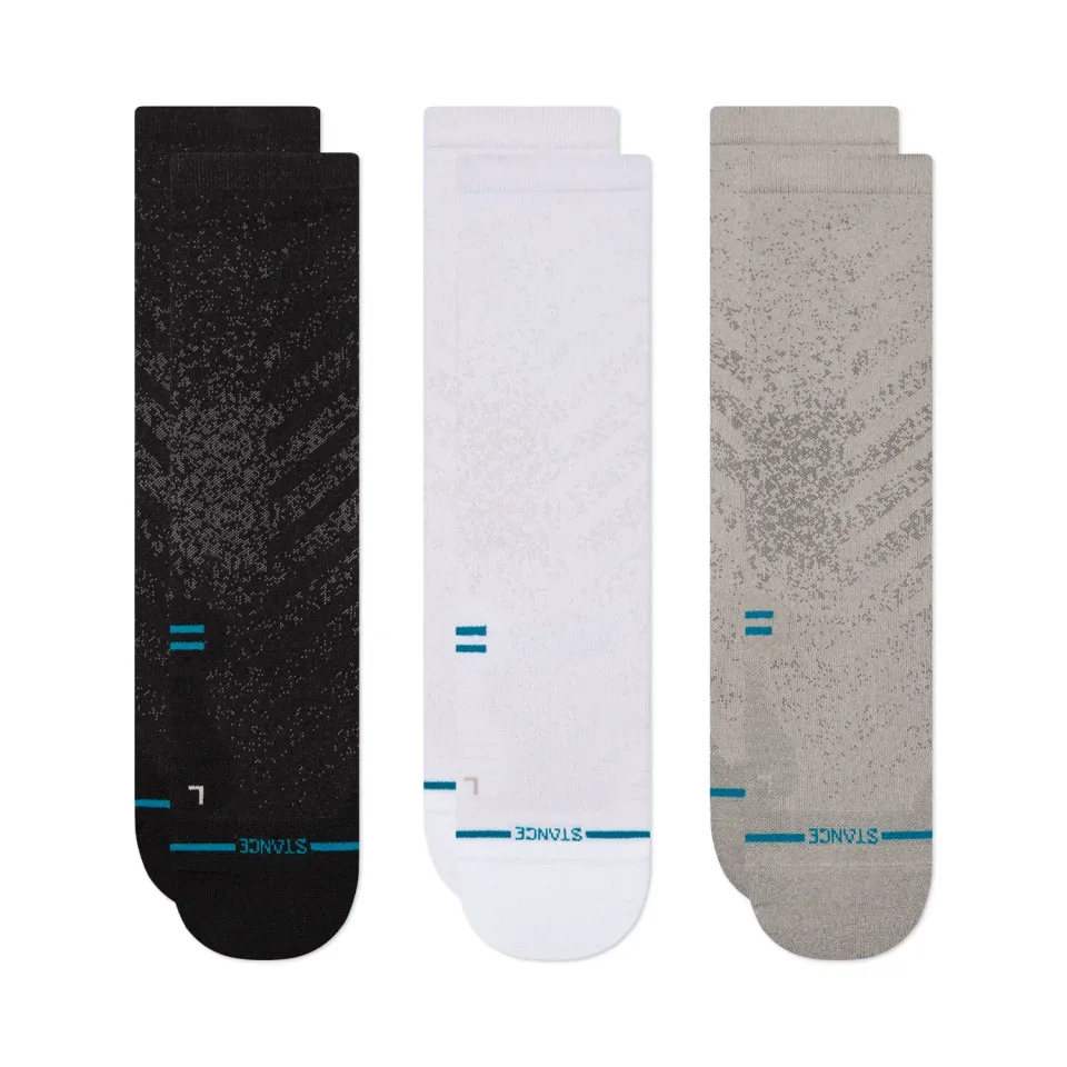 Stance Run Light crew løbestrømper multi 3-pak lette