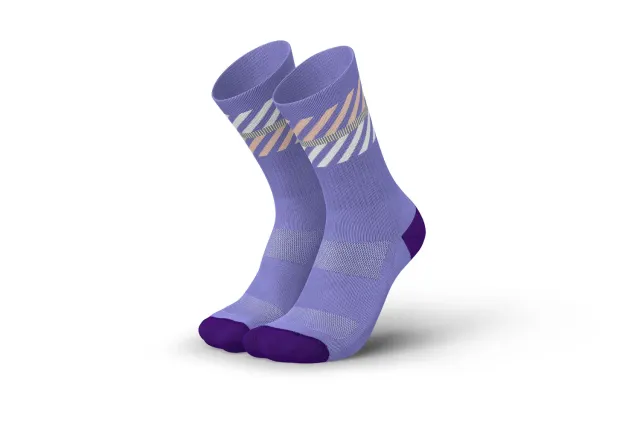Incylence Merino Light Lanes vandresokker purple light pink
