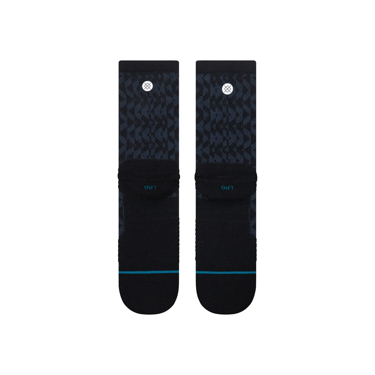 Stance Digzig Light Crew løbestrømper Sea Blue – let dæmpning