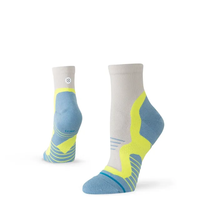Stance Pace Light Quarter løbestrømper lime lette