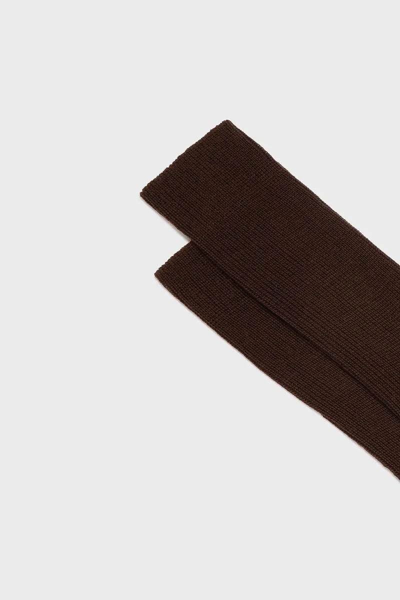 Bresciani Michela damestrømper moka uld half calf