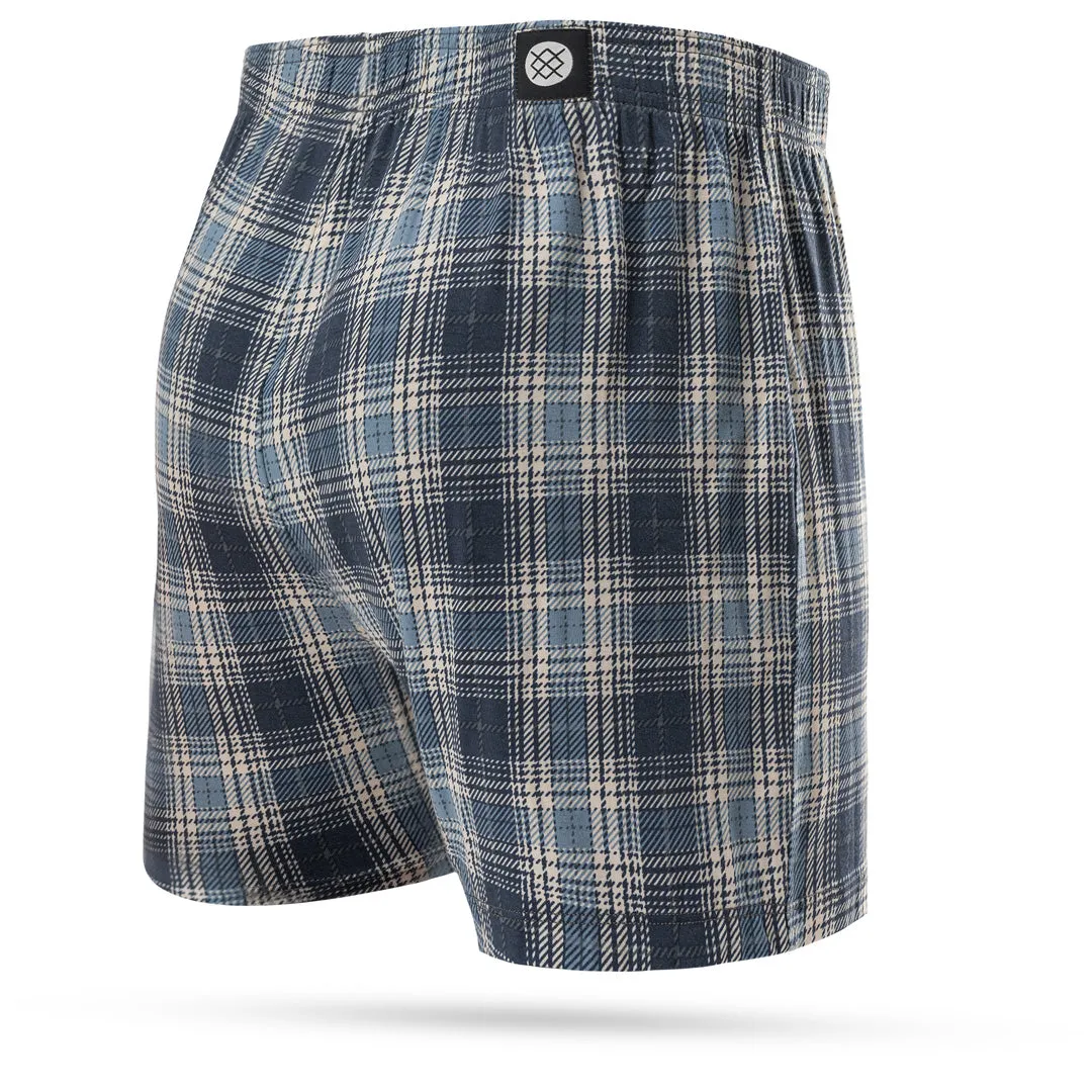 Stance Butter Blend boxer brief blue black – blød pasform