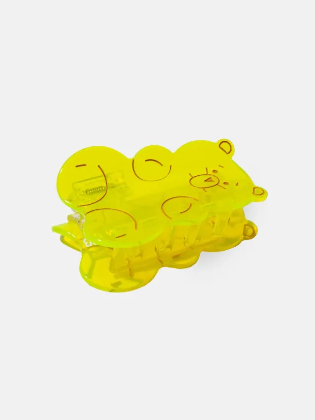 Eat My Socks Yellow Gummy Bear hårklemme gul