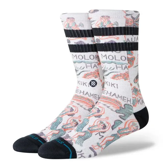 Stance Lei Lei Crew strømper grå medium