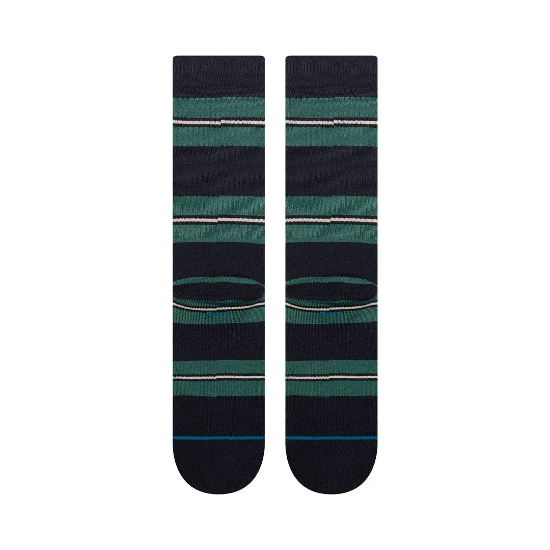 Stance Caesar Stripe Crew strømper grøn medium