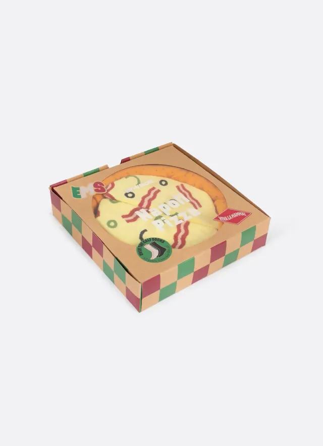 Eat My Socks Napoli Pizza sokker 2 par pizza
