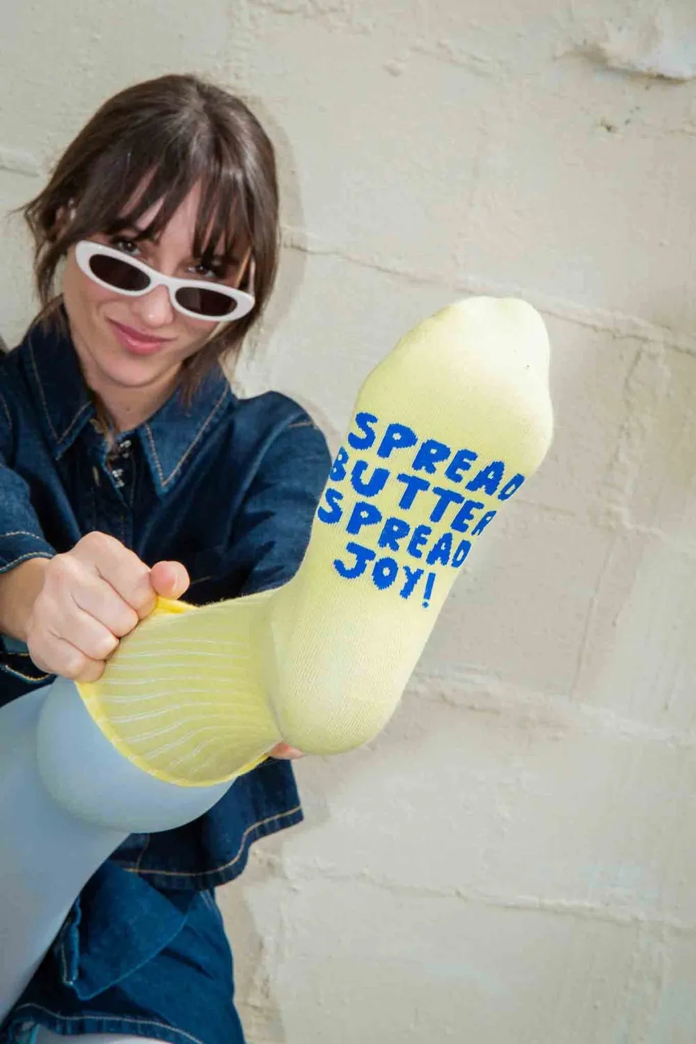 Eat My Socks Butter sokker flat-pack smør