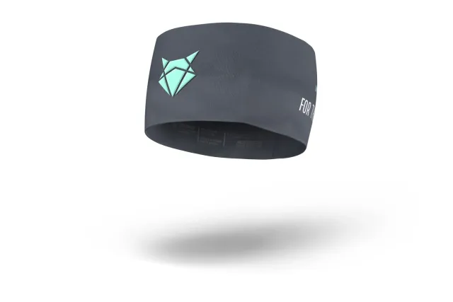 Incylence Headband V3 Grey Mint Green pandebånd Wide bredt