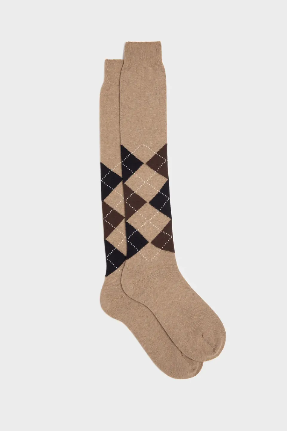 Bresciani Essentials Luca herresokker beige bomuld