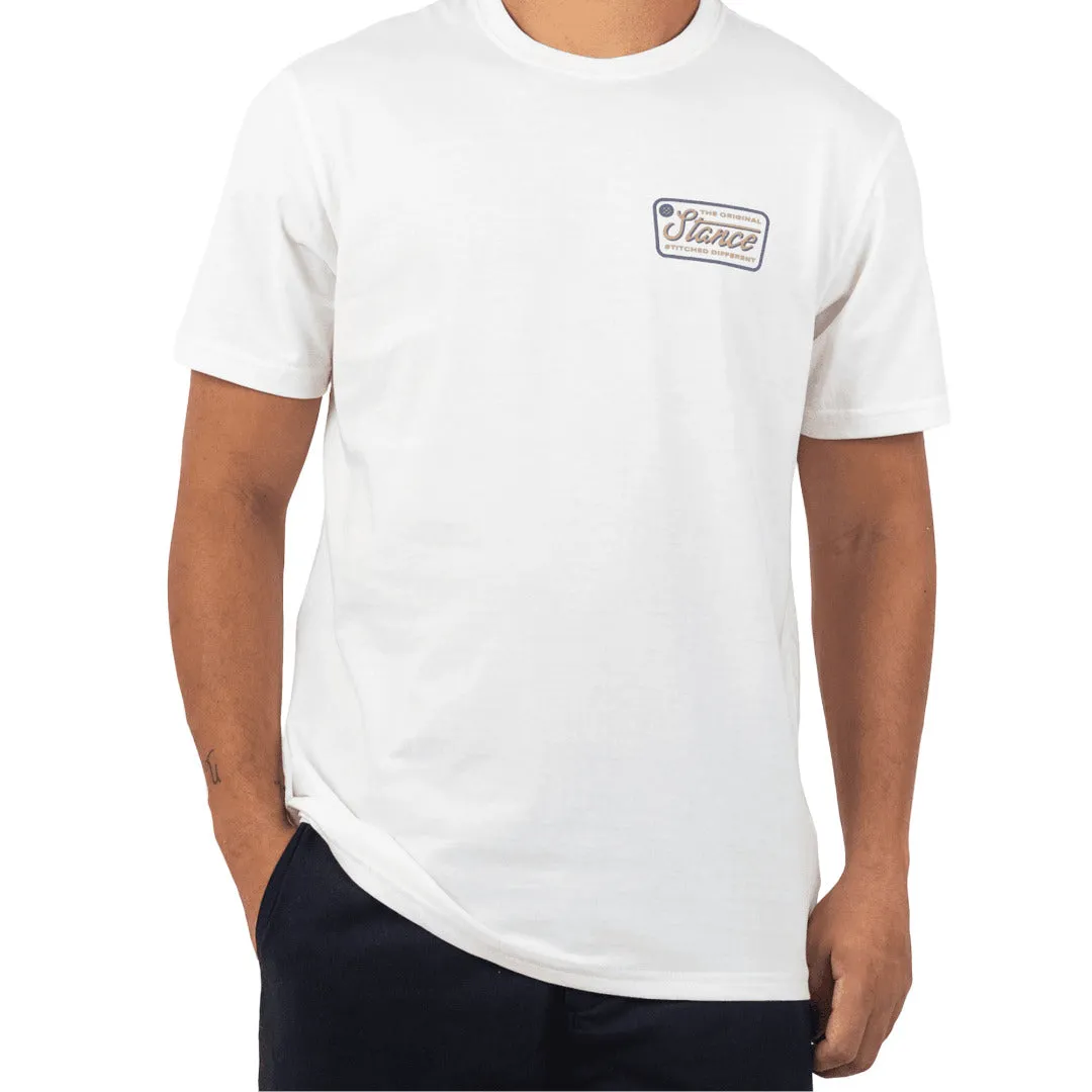 Stance Script Seal t-shirt Canvas bomuld