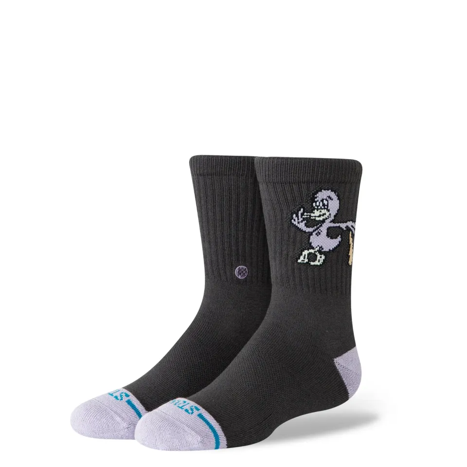 Stance Kids Lights Out Crew børnestrømper Charcoal – medium