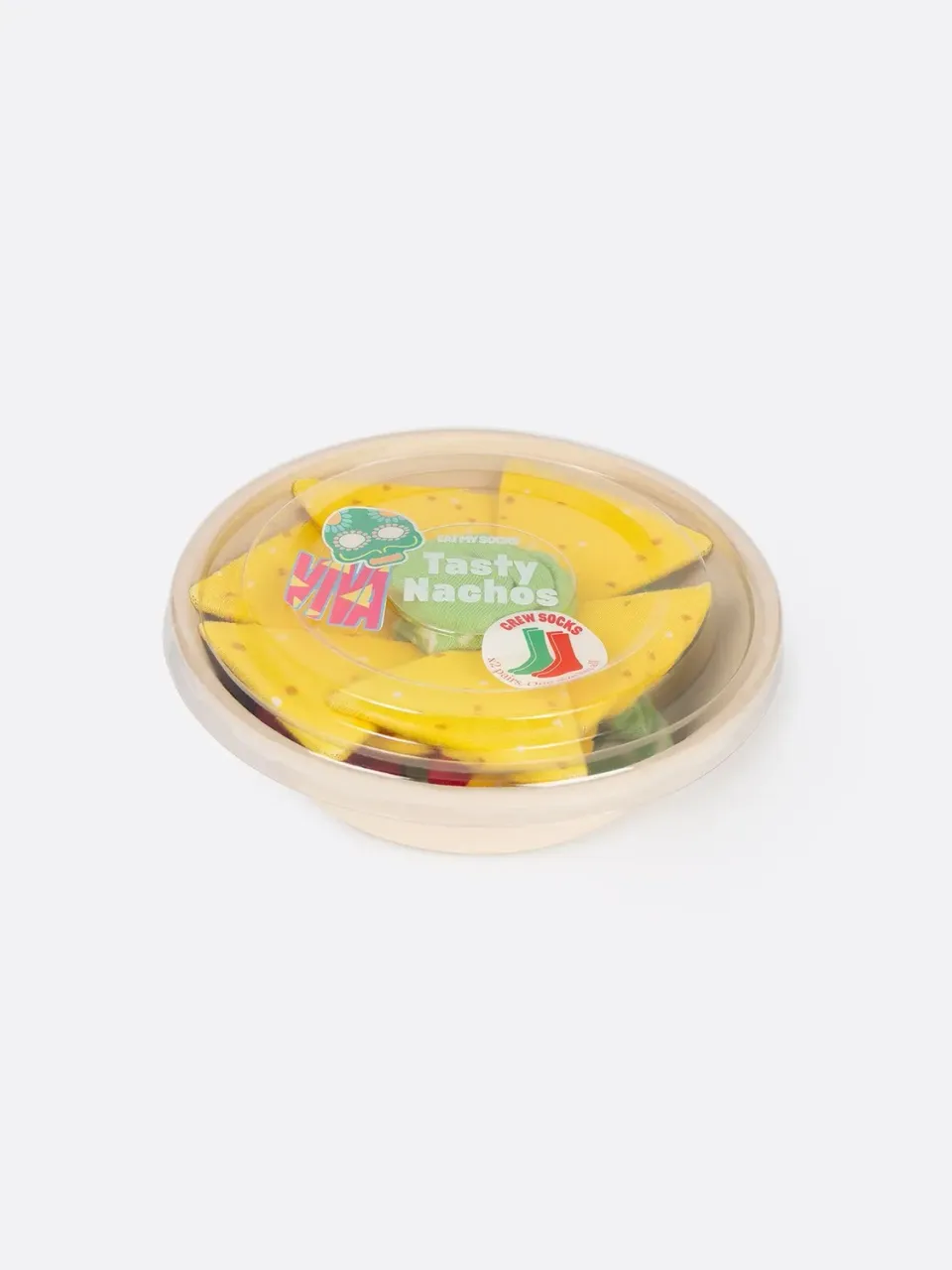 Eat My Socks Tasty Nachos sokker 2 par guacamole