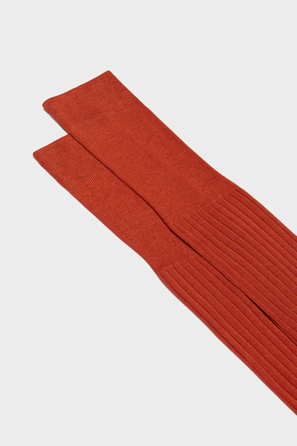 Bresciani Essentials Cesare herresokker mørkeorange 1 par bomuld