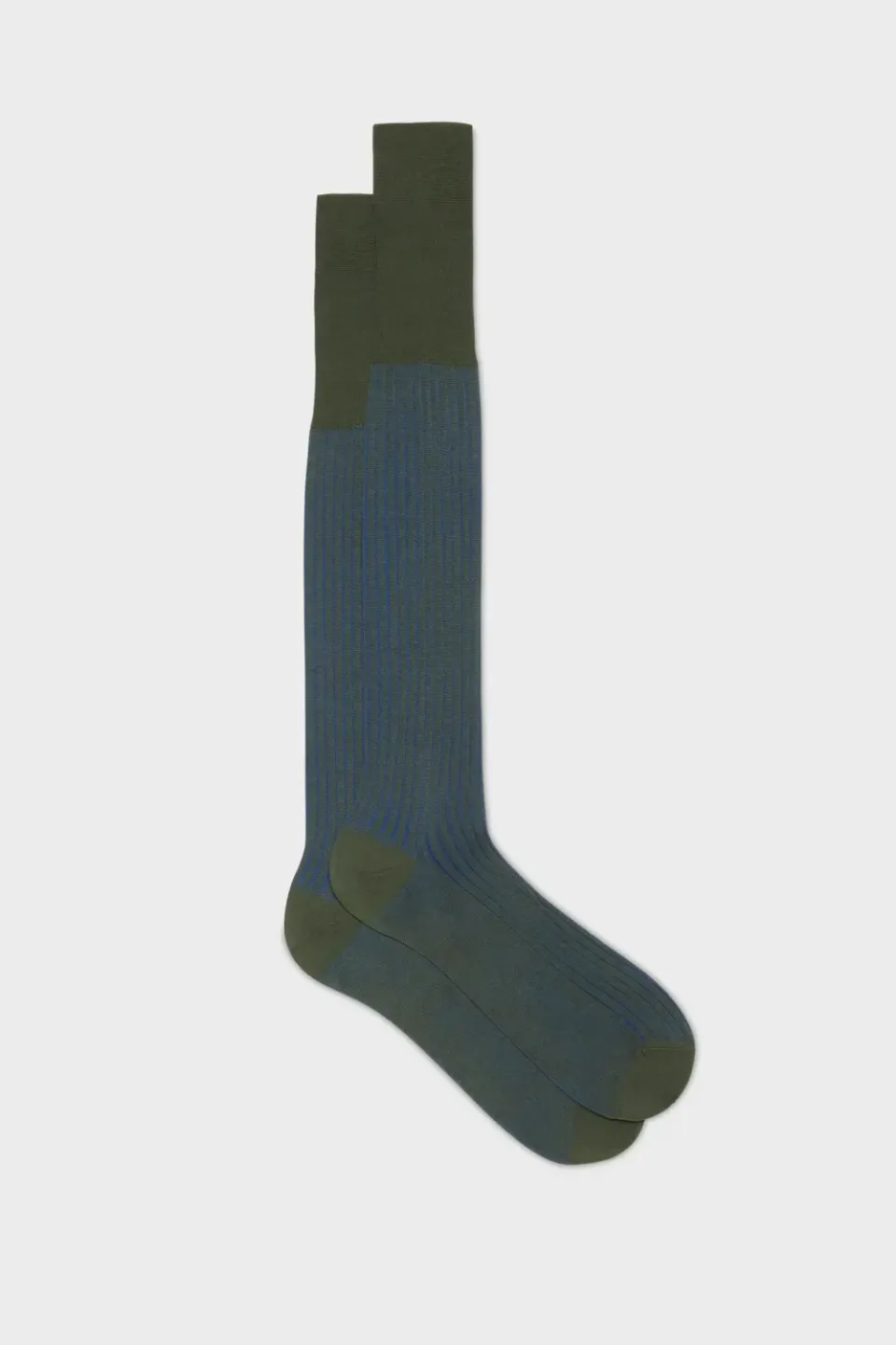 Bresciani Mario bomuldssokker dark green royal