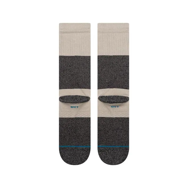 Stance Twist Stripe crewsokker grå medium støtte