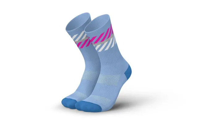 Incylence Merino Light Lanes vandresokker water pink