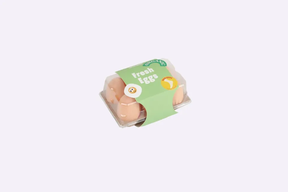 Eat My Socks Fresh Eggs strømper 3-pak æg