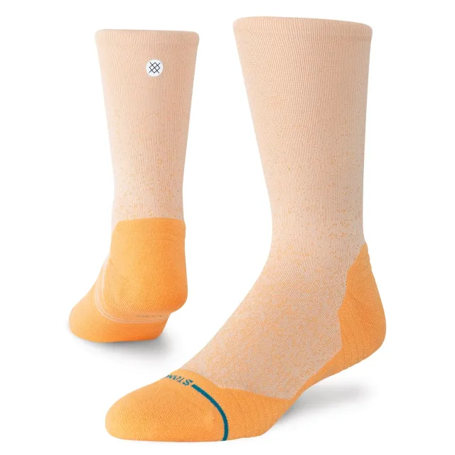 Stance Powder Split Light Crew løbestrømper mango