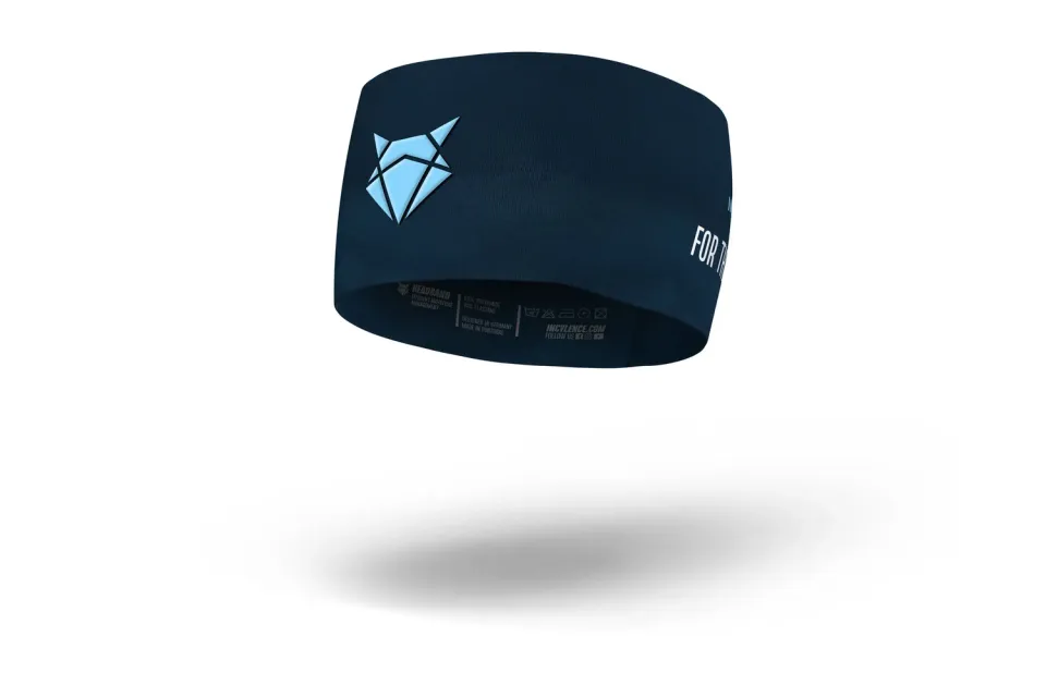 Incylence Headband V3 Navy Sky Blue pandebånd bredt