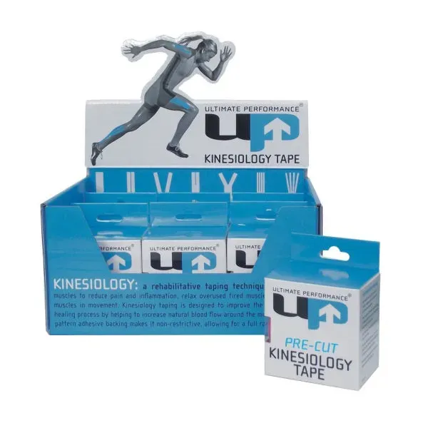 1000 Mile Precut kinesiotape sort 5 m vandfast