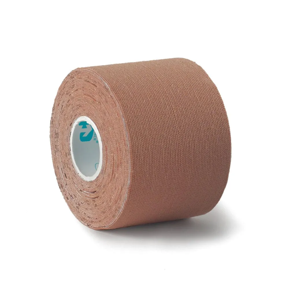 1000 Mile kinesiologitape sort 5 m elastisk