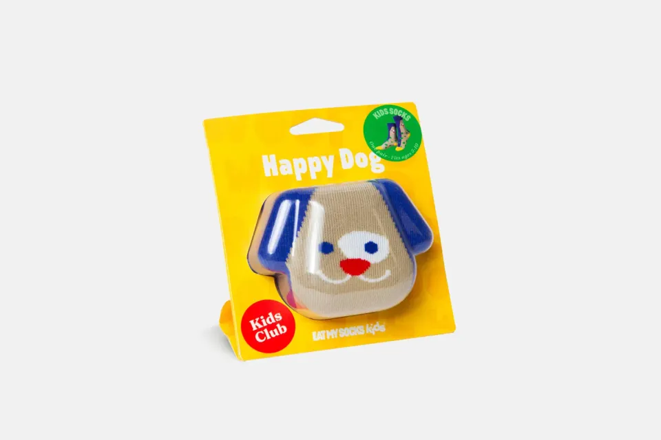 Eat My Socks Happy Dog børnesokker 1 par