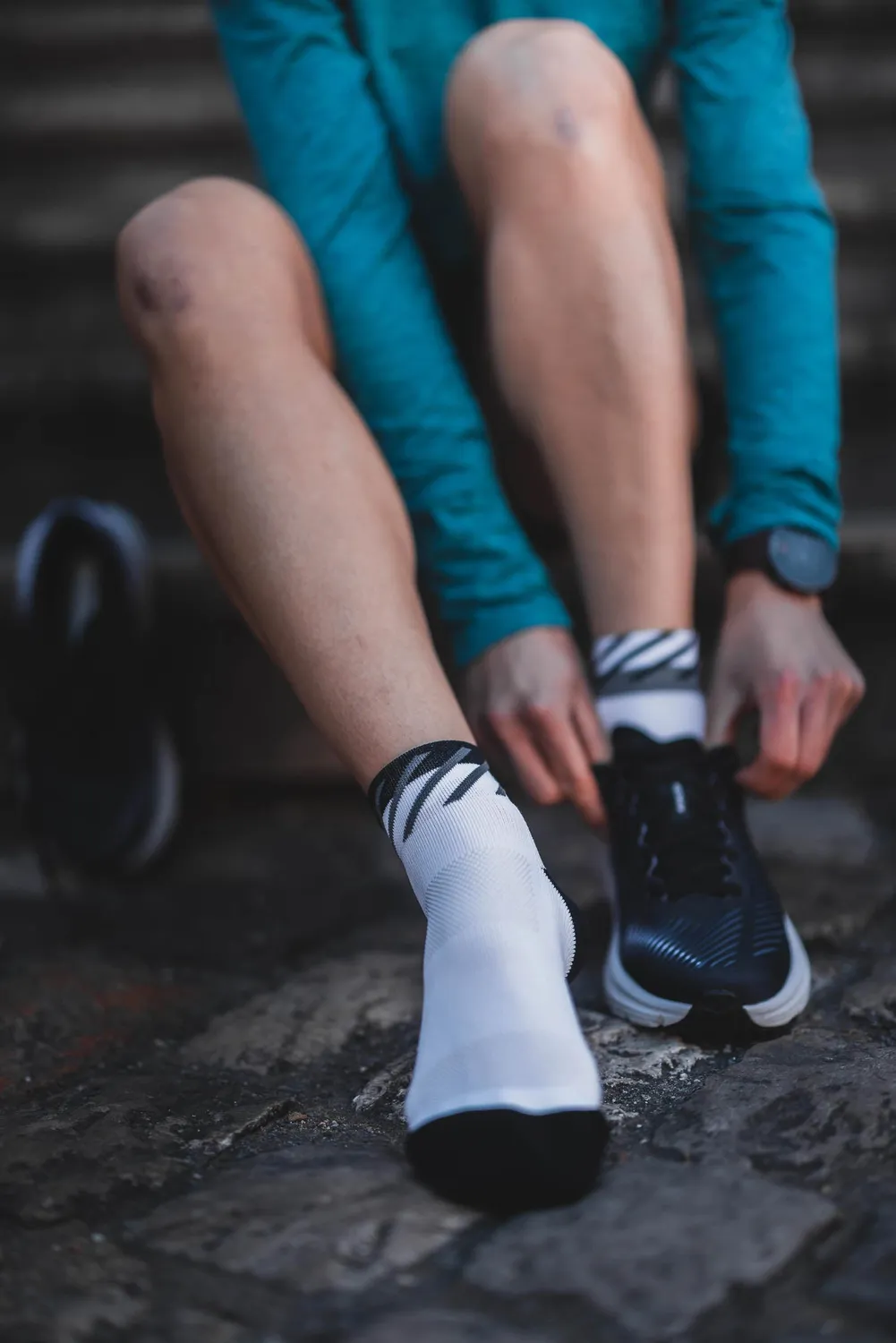 Incylence Running Disrupts Short løbestrømper hvid korte