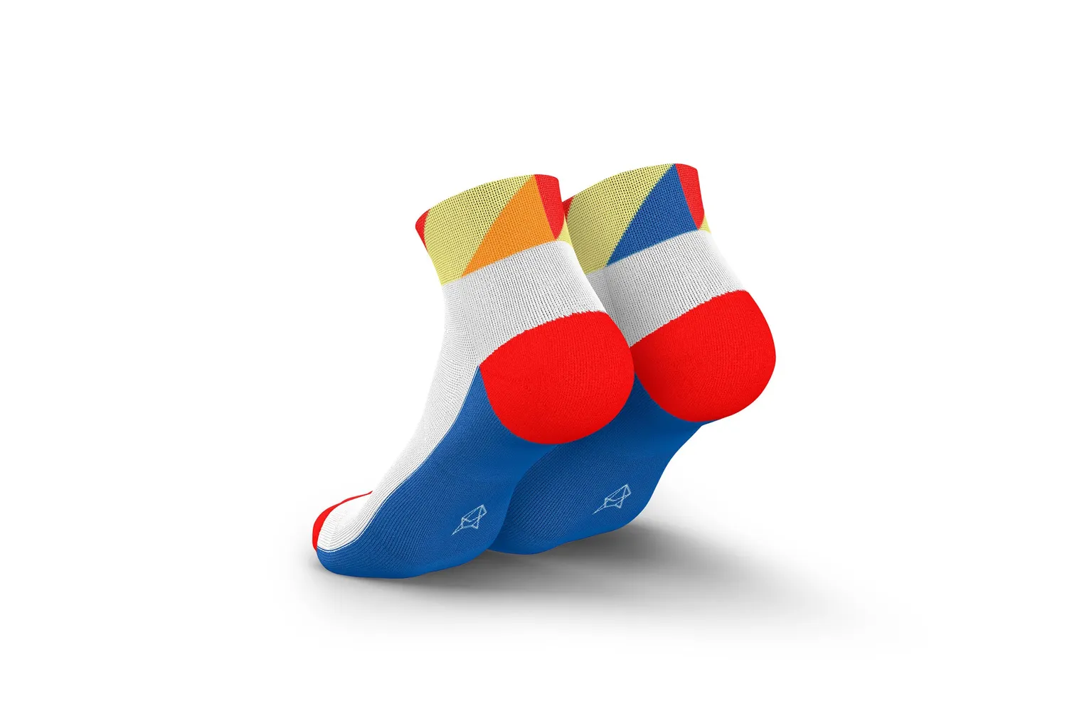 Incylence Running Polygons Short løbesokker blue inferno