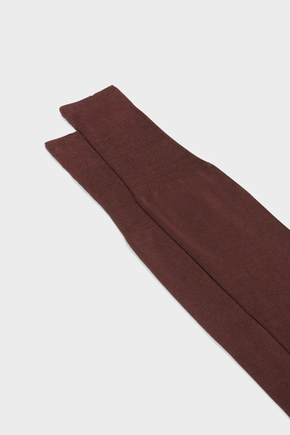 Bresciani Essentials Lorenzo strømper bordeaux 1 par bomuld