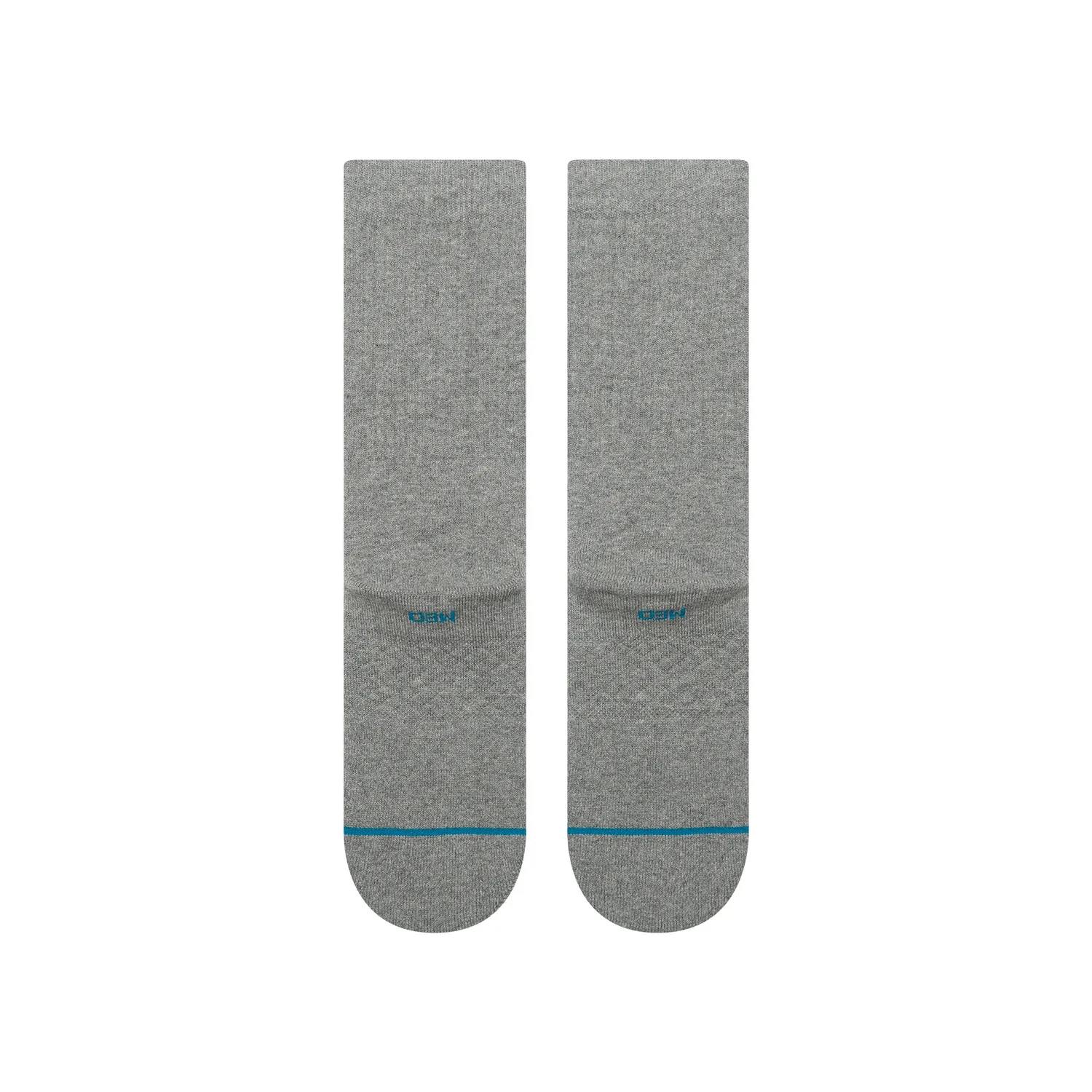 Stance Icon Crew sokker gråmeleret medium polstring