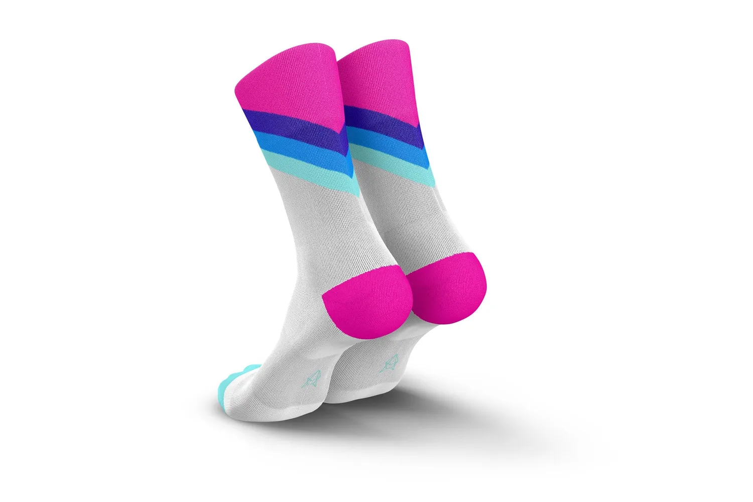 Incylence Running Grades løbestrømper blue pink