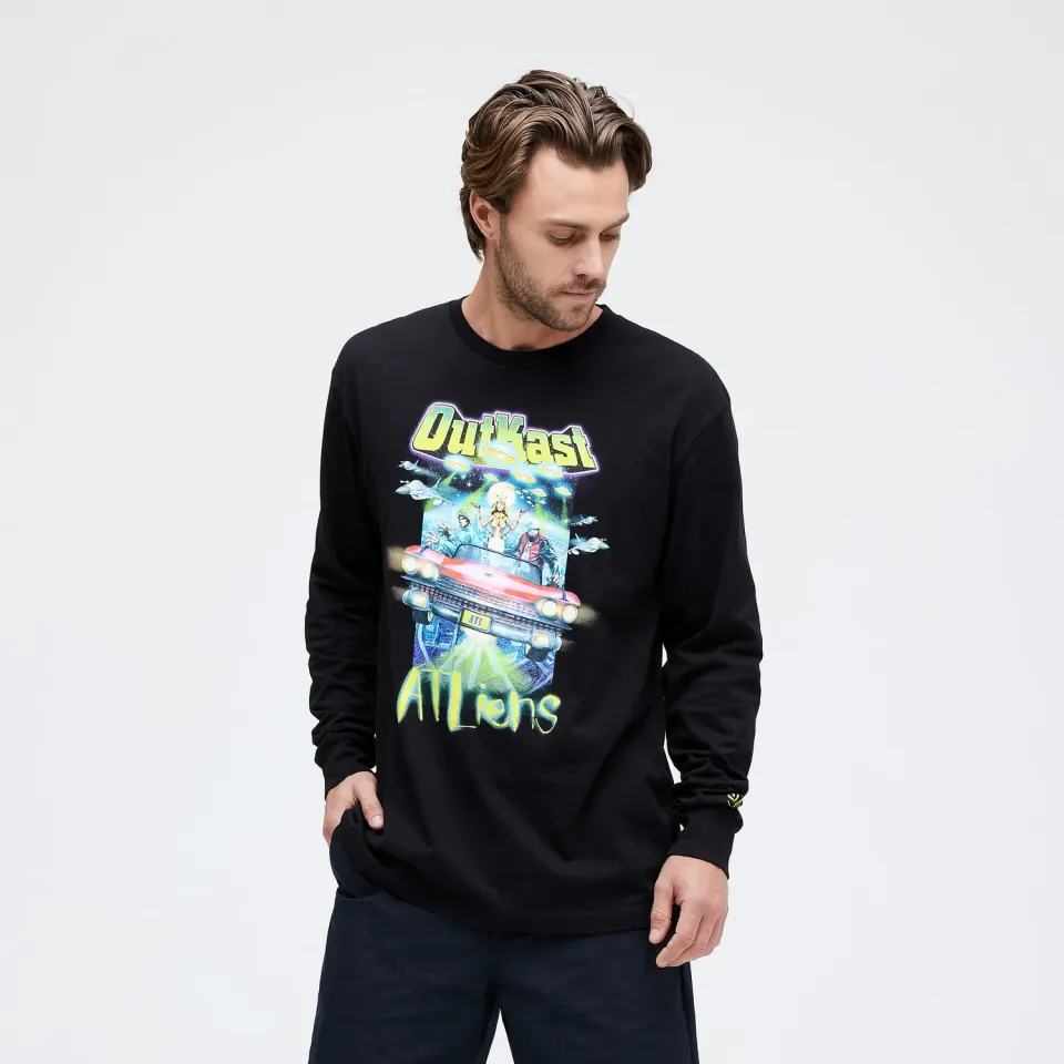 Stance Outkast langærmet T-shirt sort unisex