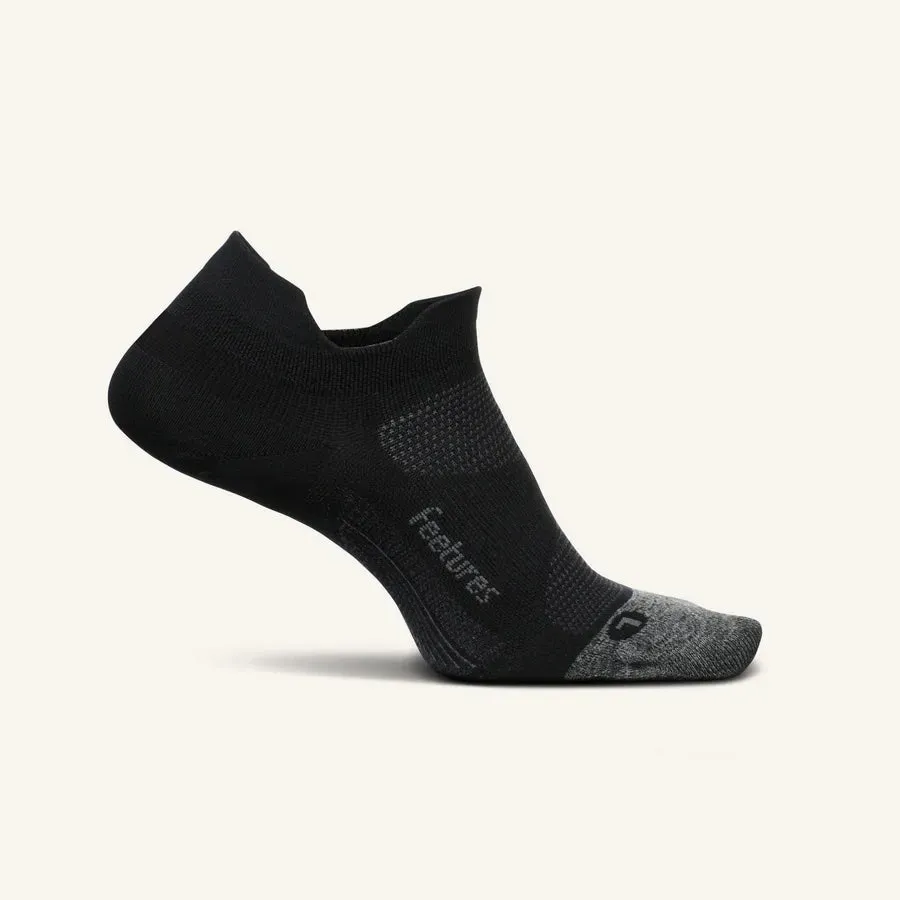Feetures Elite Ultra Light No Show Tab sokker sort ultralet