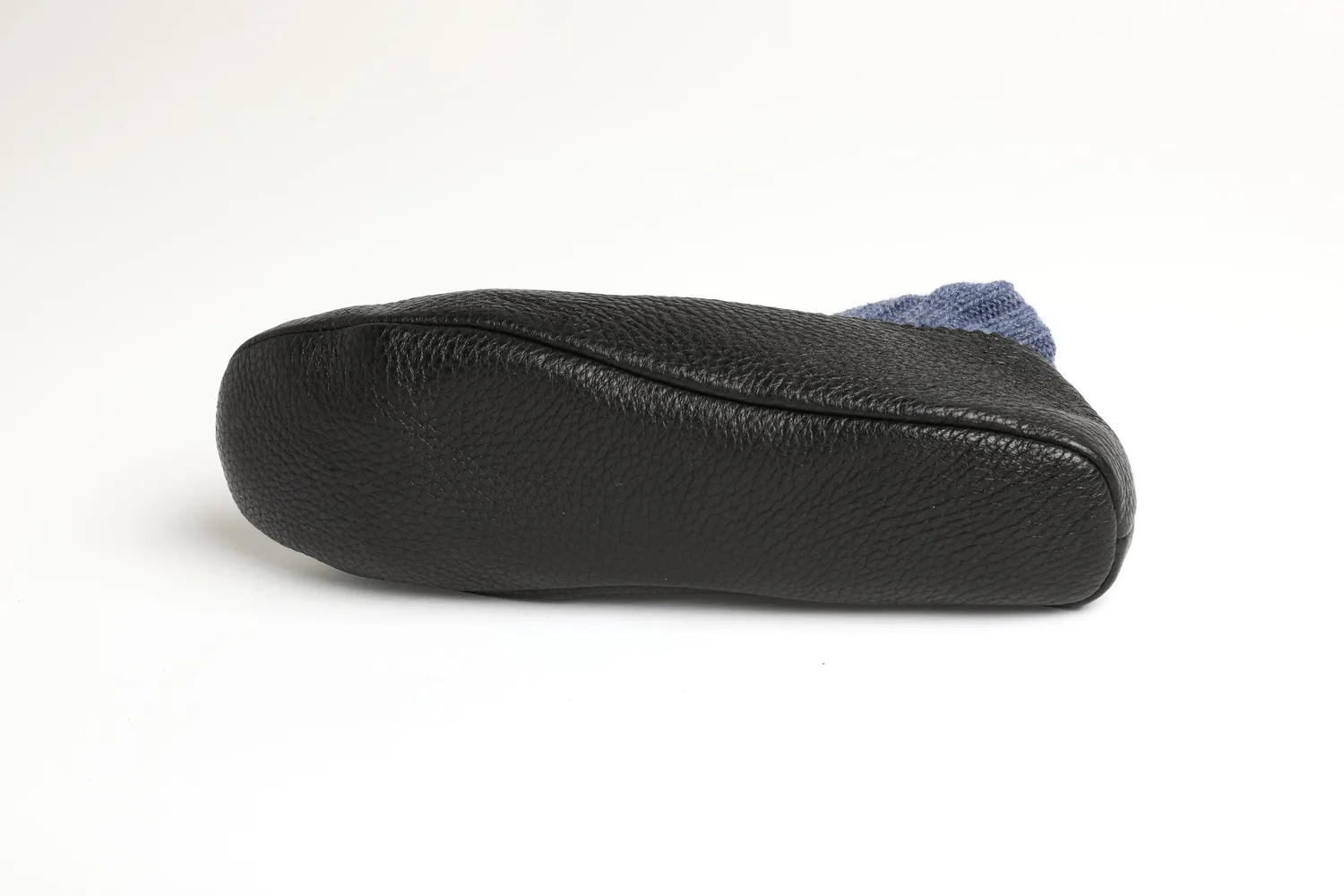 Bresciani Luxury Slippers hjemmesko blå cashmere S-L
