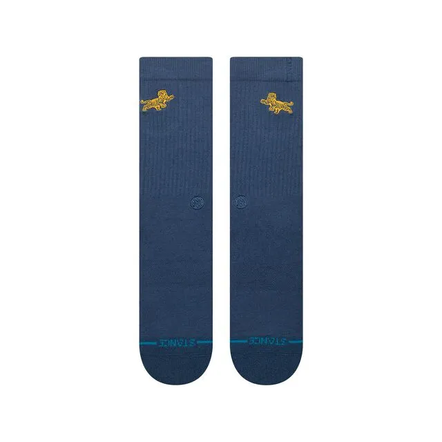 Stance Stripes Crew strømper navy blød