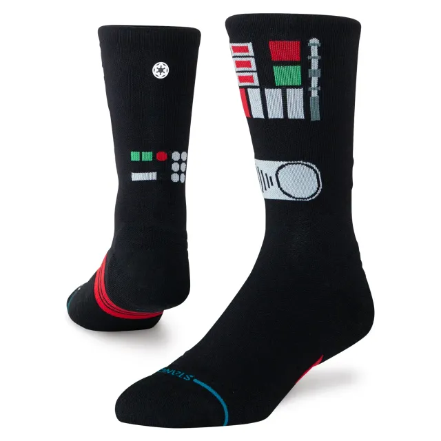 Stance Dark Side Crew sok sort Darth Vader let polstring