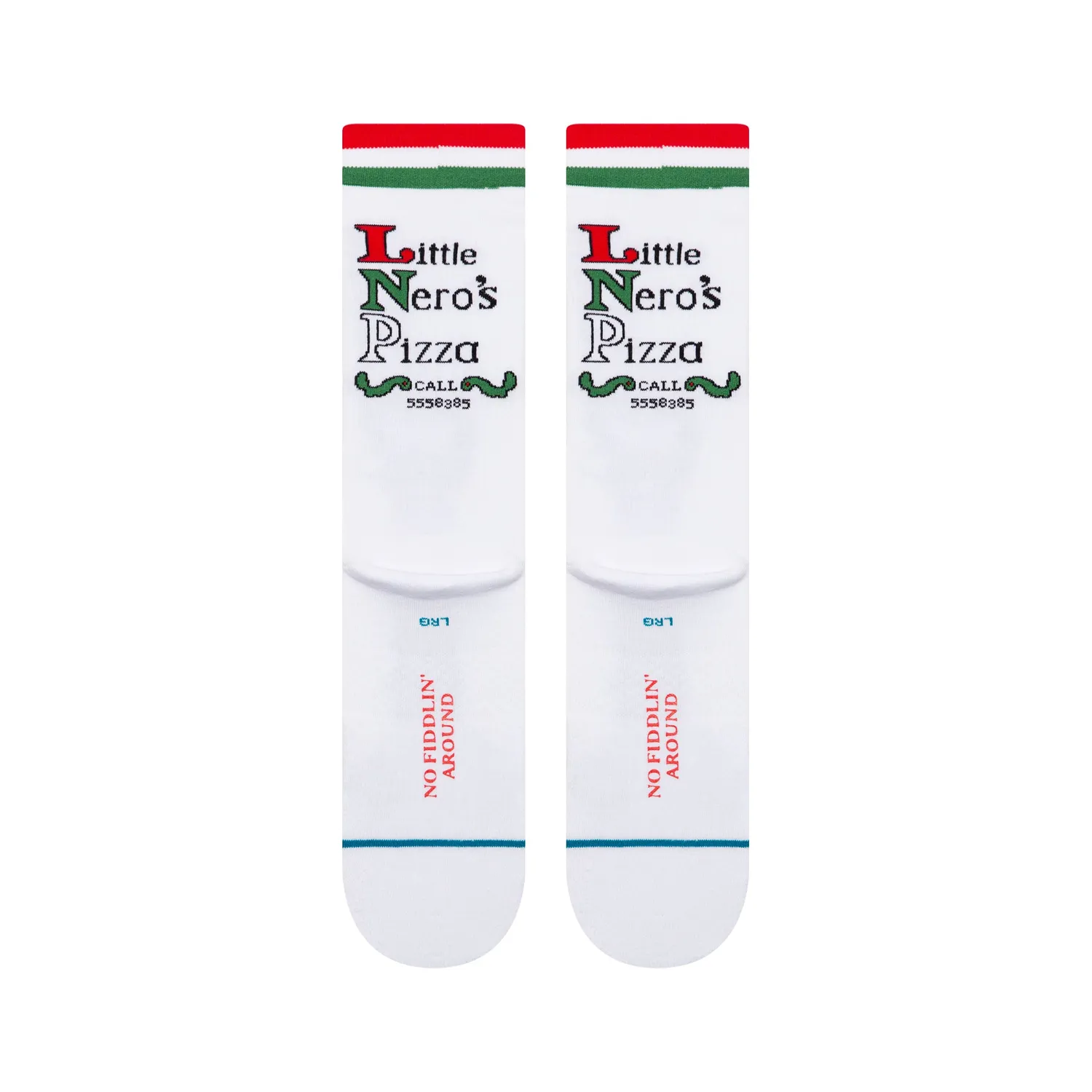 Stance Little Neros strømper hvid – crew sokker i bomuldsblanding