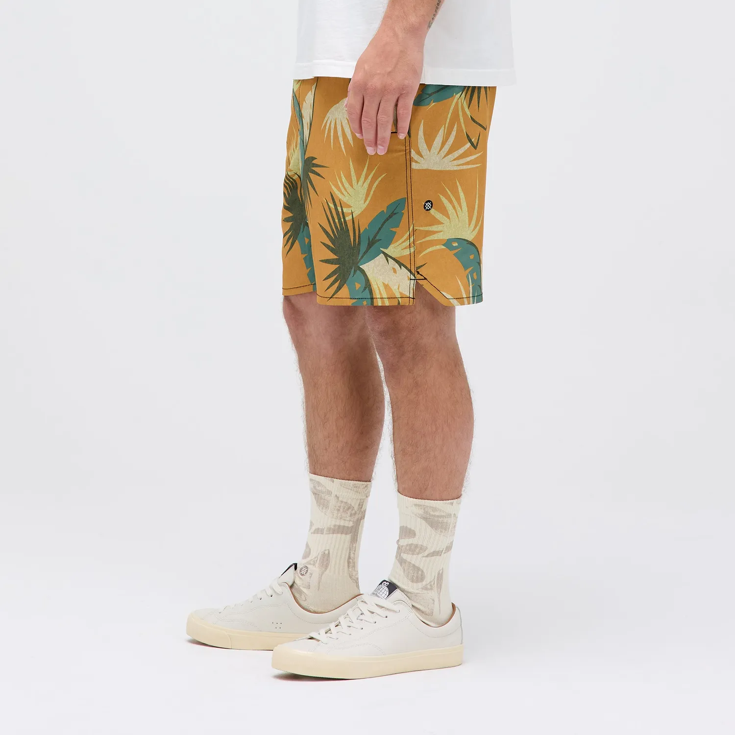 Stance Complex Hybrid 7" shorts Gold Fade strækbare