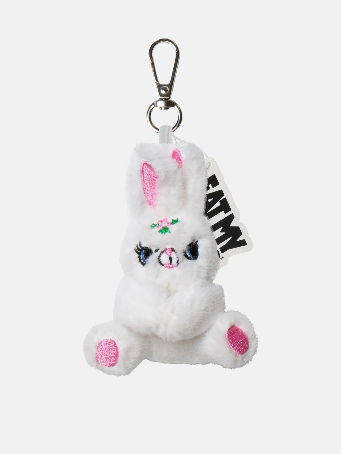 Eat My Socks Bunny Bag Charm taskevedhæng blød plys