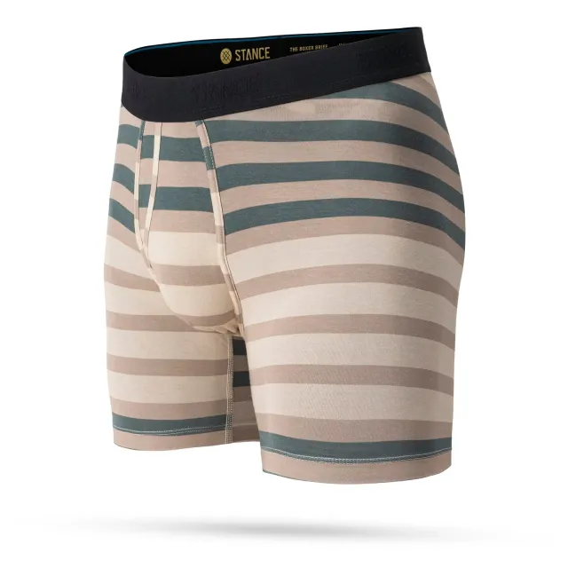 Stance Double Stripe Wholester underbukser brun Butter Blend
