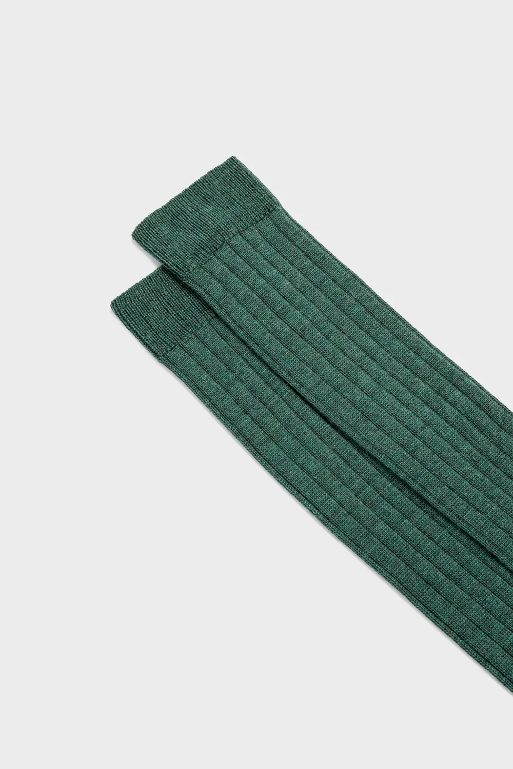 Bresciani Essentials Silvia knæstrømper grøn uld