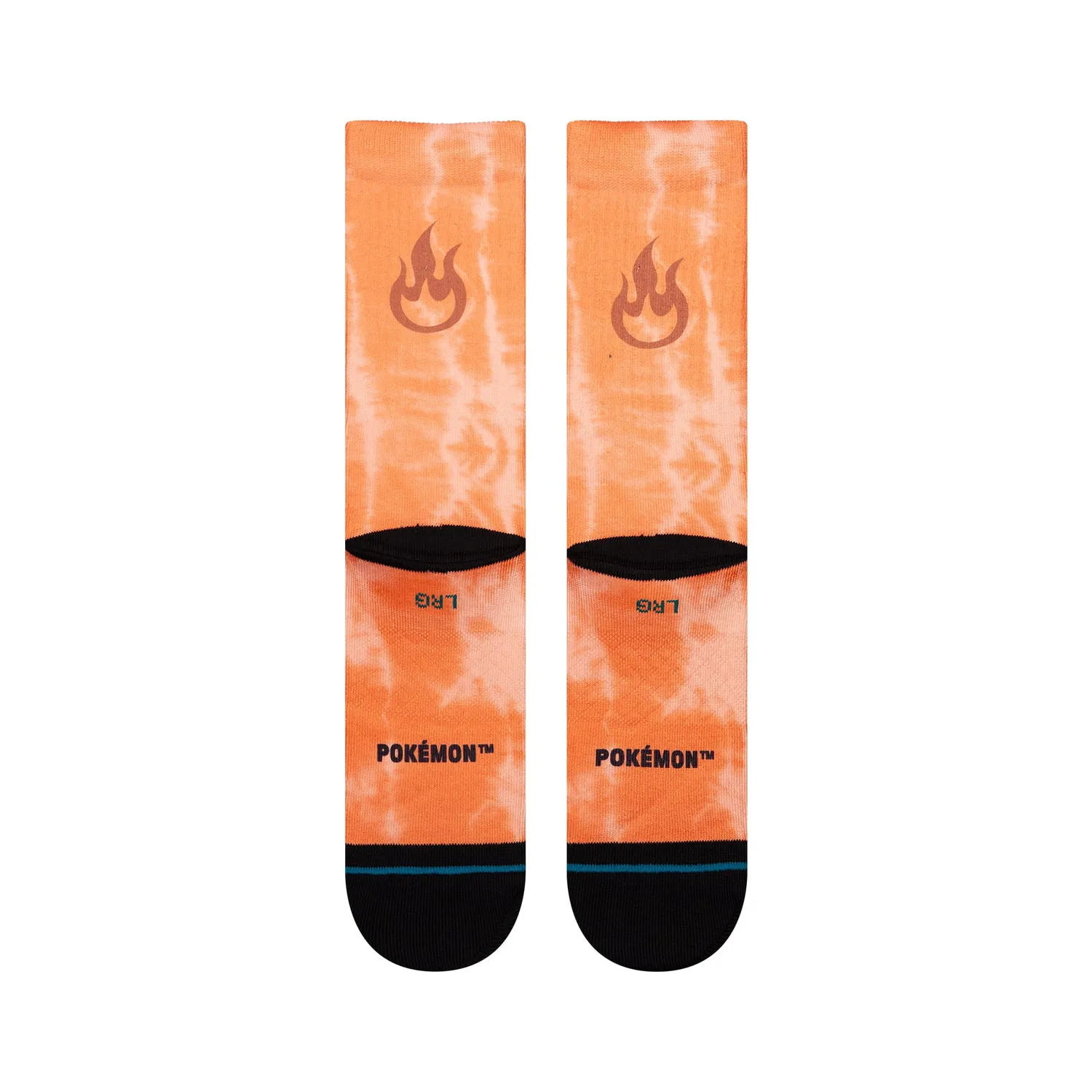 Stance Charizard Crew strømper orange medium polstring