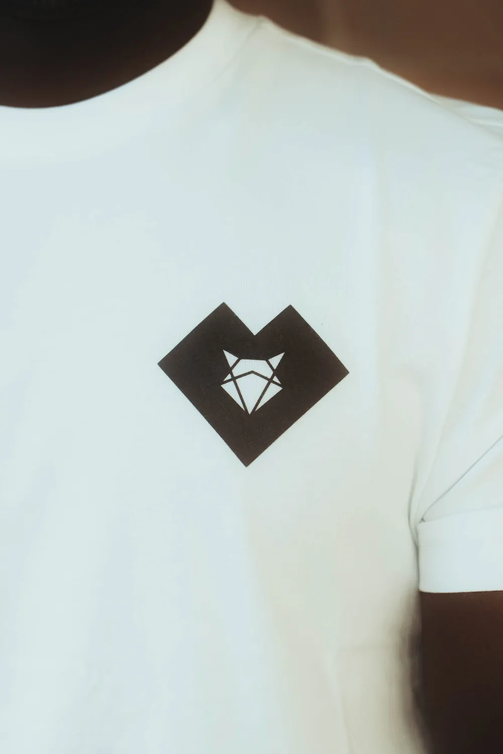 Incylence One Men V2 t-shirt hvid økologisk bomuld