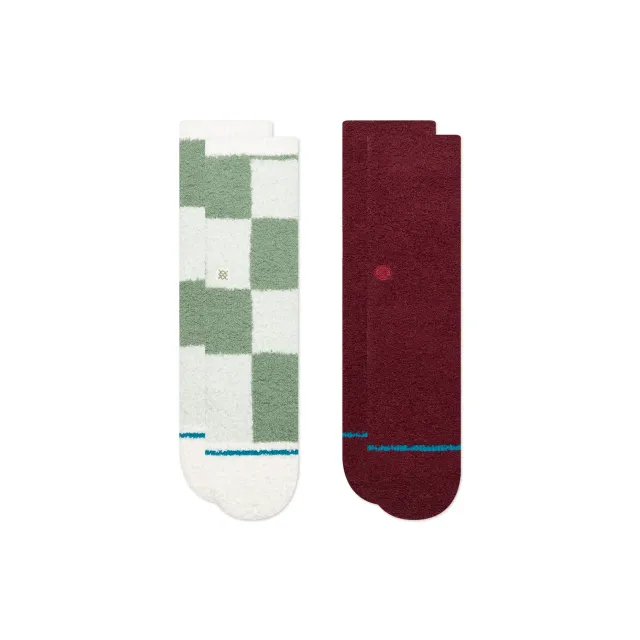 Stance Patchwork Cozy Crew box sæt multi – varme hyggestrømper