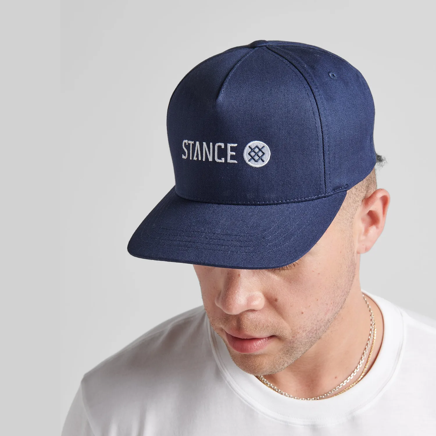 Stance Icon snapback kasket navy justerbar
