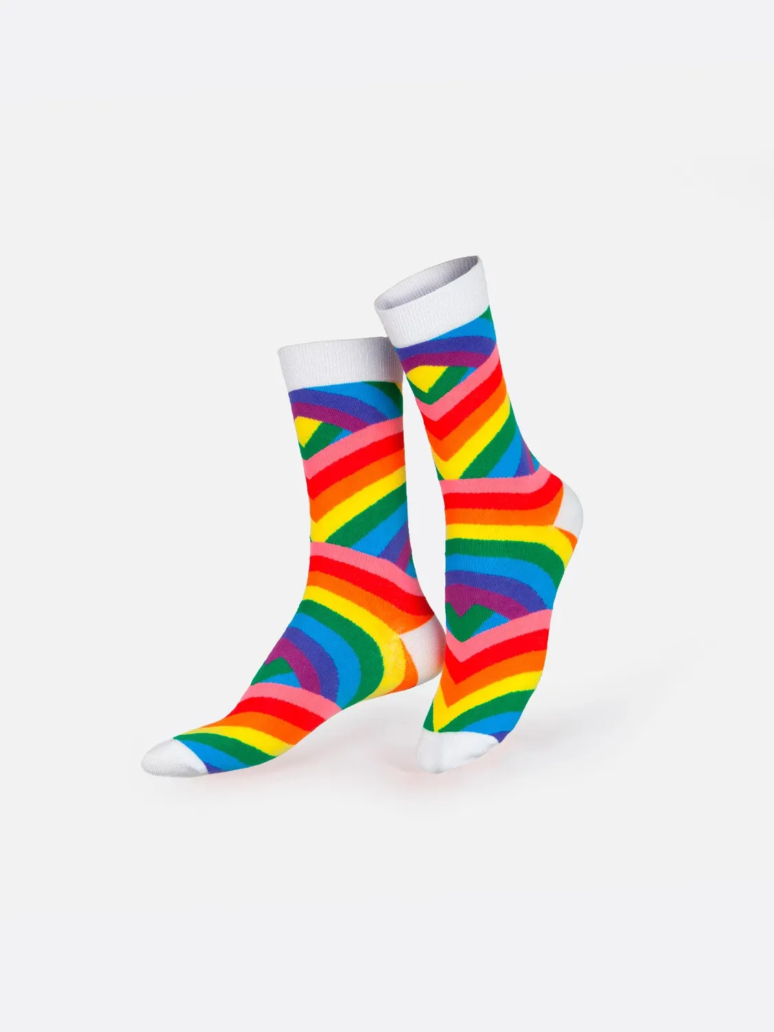 Eat My Socks Peace and Love sokker symbol bomuld