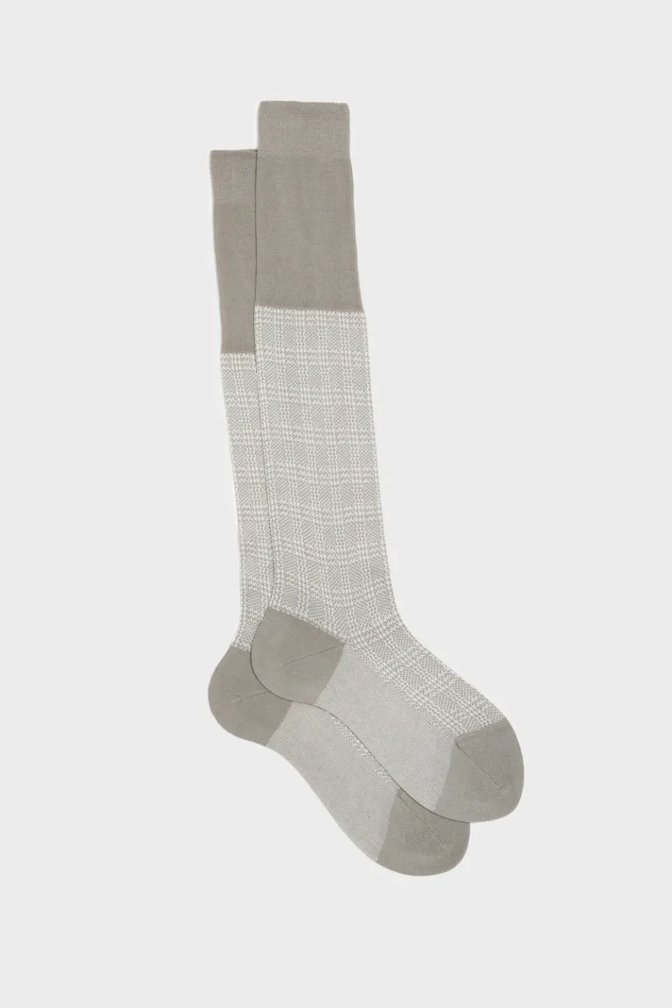 Bresciani Essentials Silvio herresokker pearl-white bomuld